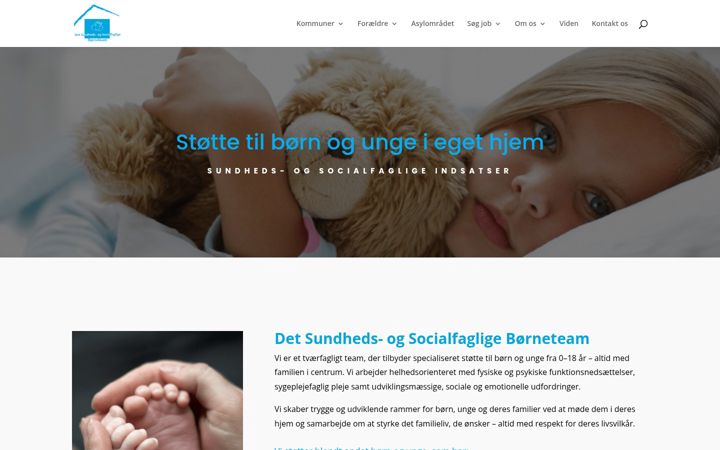 Screenshot of boerneteam.dk