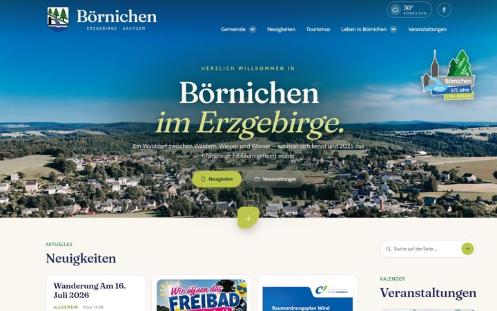 Screenshot of boernichen.de