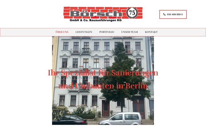 Screenshot of boersch-bauausfuehrungen.de