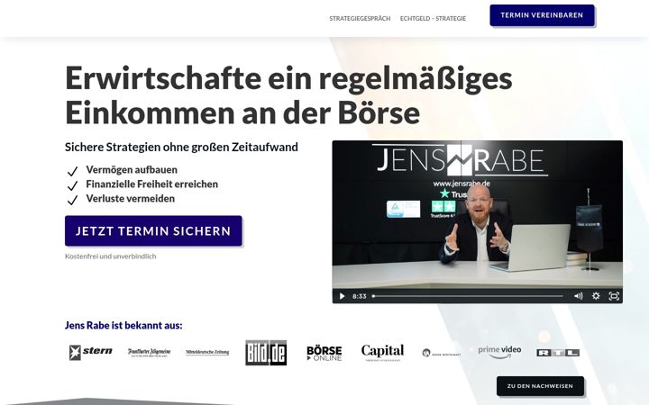 Screenshot ta' boersen-strategie-tag.de