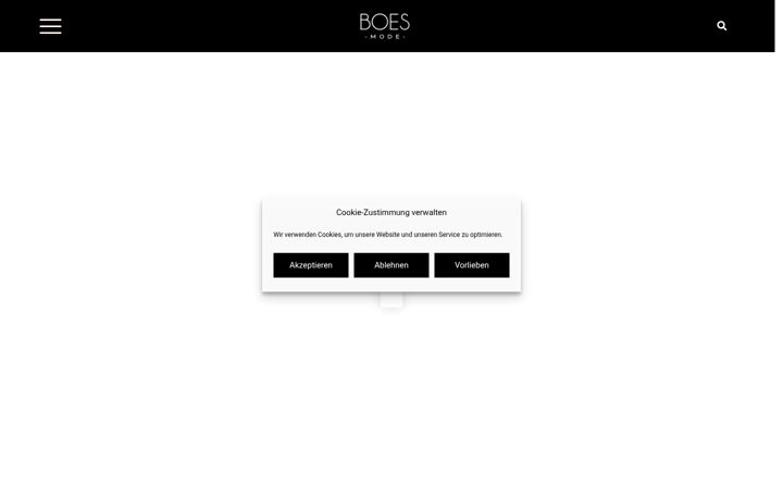 Screenshot stránky boes-menswear.de