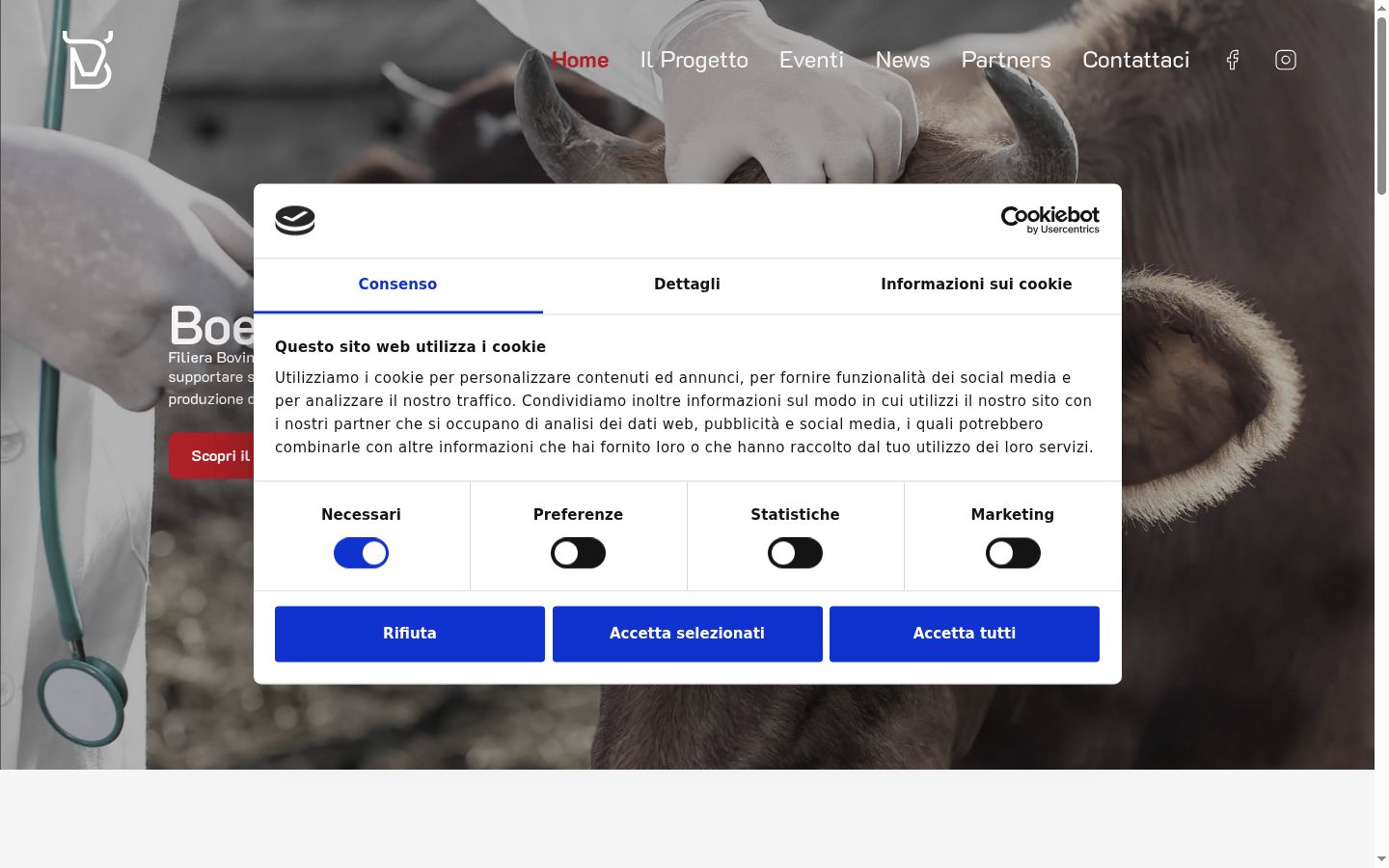 Snímka obrazovky banera súhlasu zobrazeného pred akoukoľvek interakciou