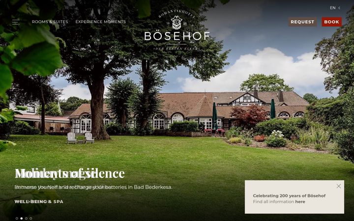 Ekraanipilt saidist boesehof.de