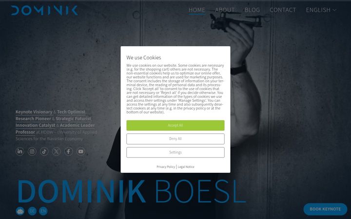 Screenshot of boesl.org