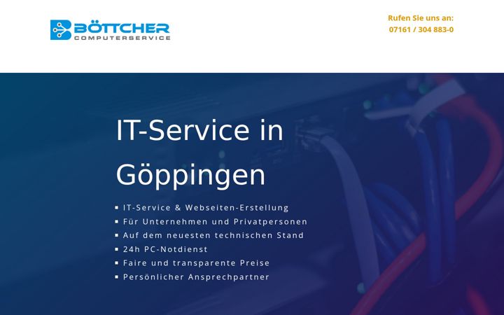 Screenshot of boettcher-gp.de