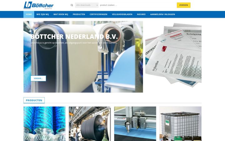 Screenshot of boettcher-systems.nl