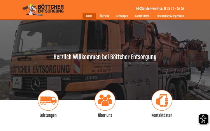 Screenshot of boettcherentsorgung.de