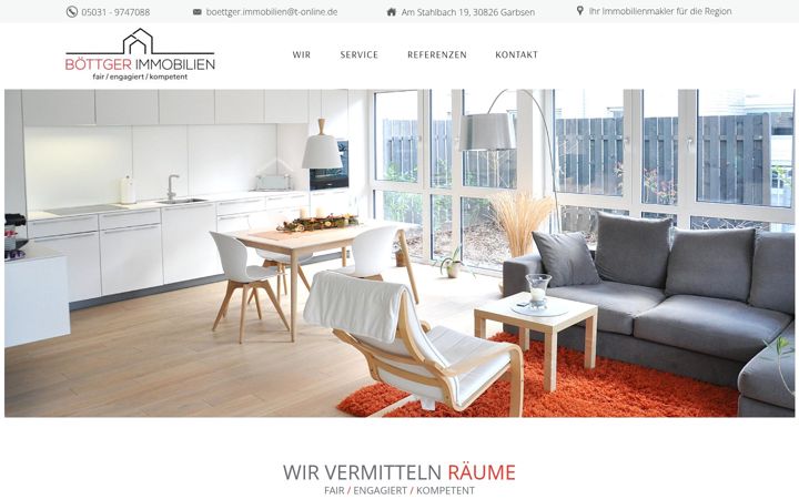 Screenshot of boettger-immobilien.com