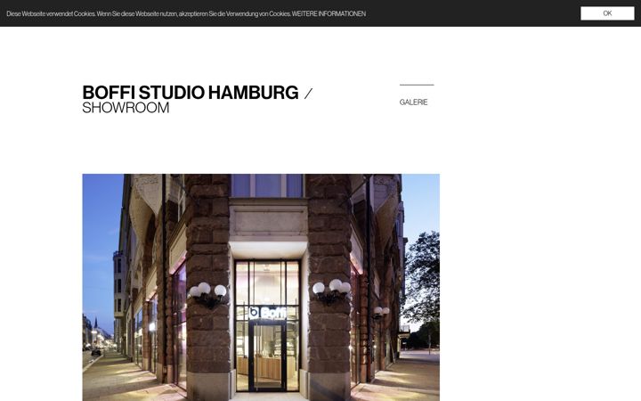 Captura de pantalla de boffi-hamburg.de