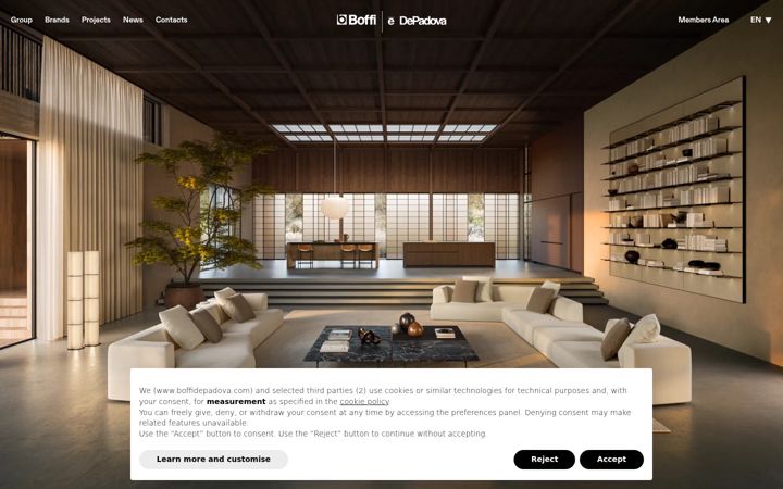 Screenshot of boffidepadova.com
