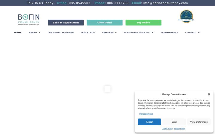 Screenshot of bofinconsultancy.com