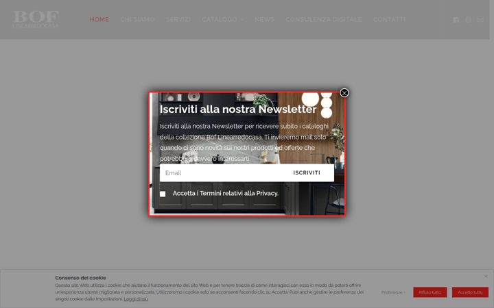 Screenshot of boflinearredocasa.com