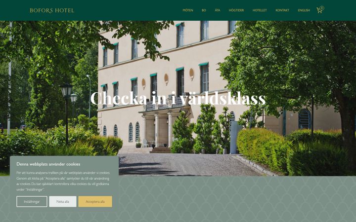 Screenshot of boforshotel.se