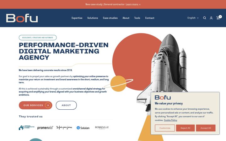 Screenshot of bofu.ca