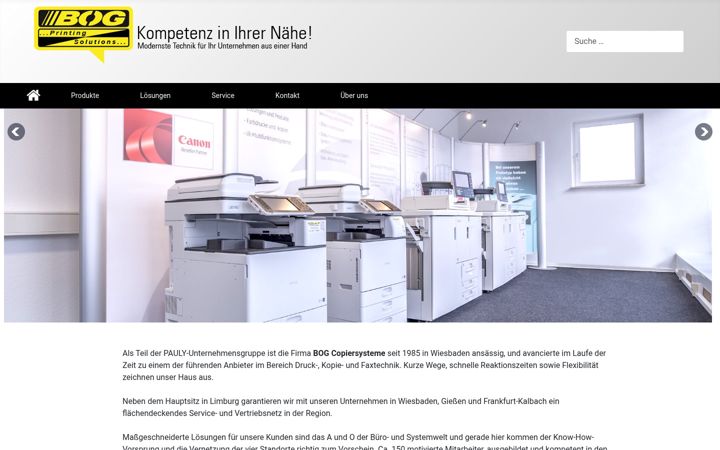 Screenshot of bog-copiersysteme.de