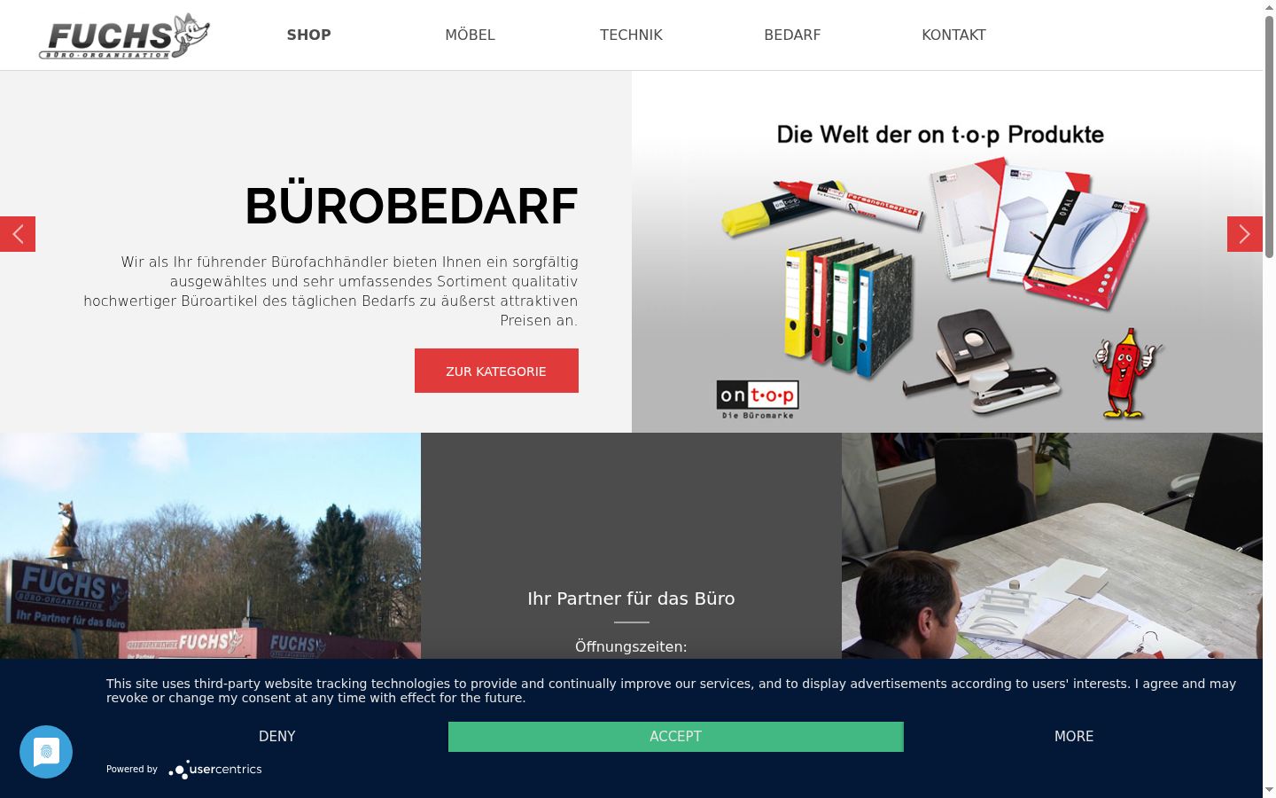 Screenshot tal-banner tal-kunsens muri qabel kwalunkwe interazzjoni