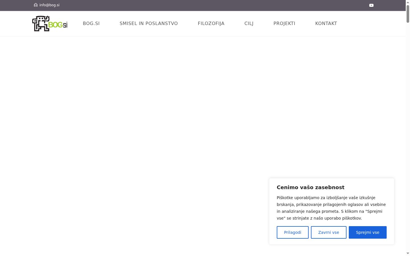 Screenshot des Einwilligungsbanners vor jeglicher Interaktion