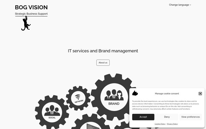Screenshot of bog.vision