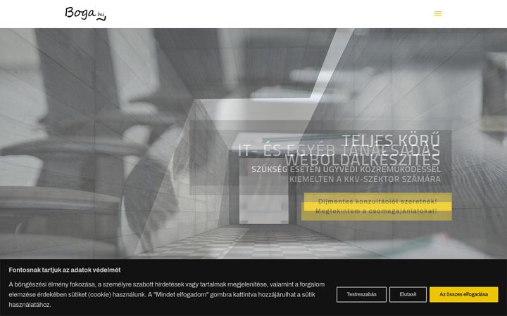 Screenshot of boga.hu