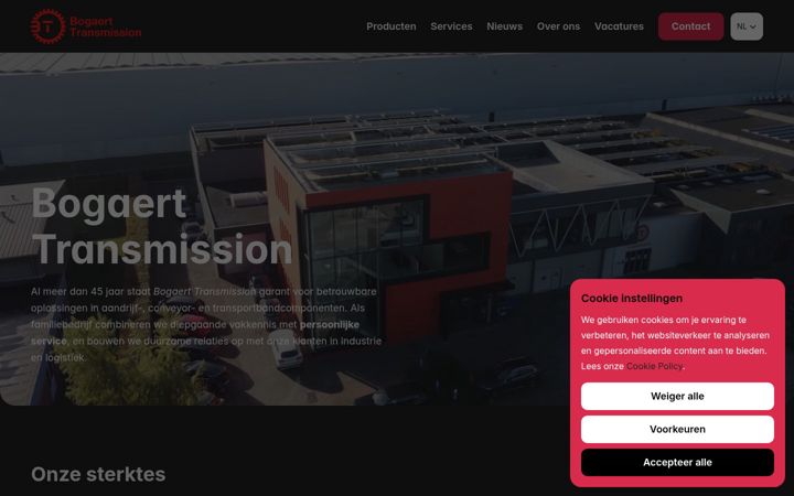 Screenshot of bogaert-transmission.com