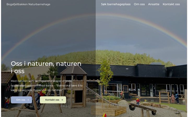 Screenshot of bogafjellbakken.no
