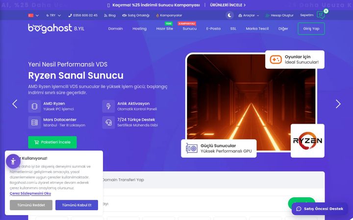 Screenshot of bogahost.com