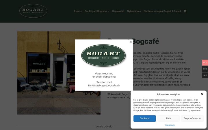 Screenshot of bogartbogcafe.dk