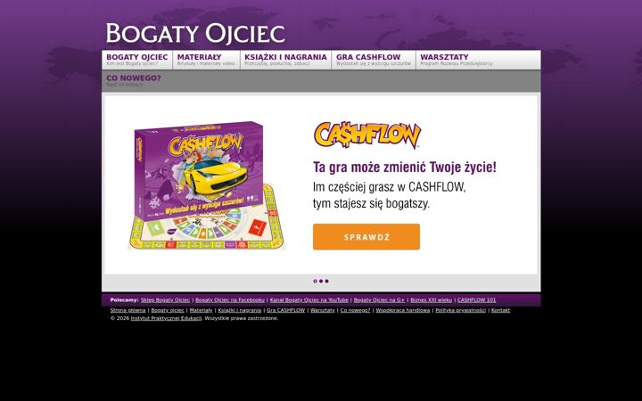 Screenshot of bogatyojciec.pl