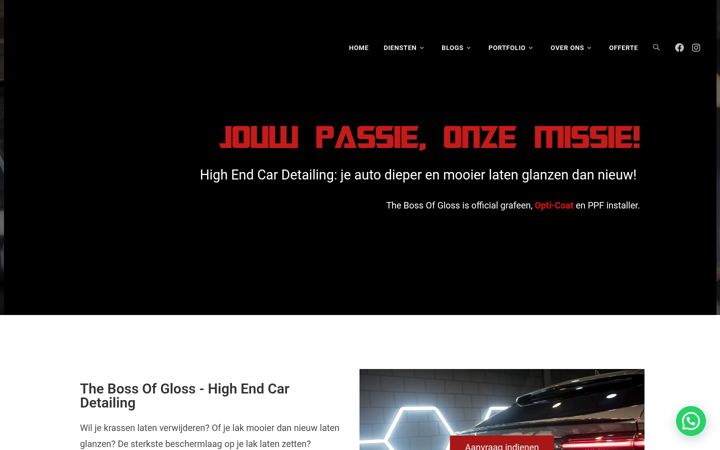 Képernyőkép: bogautodetailing.nl