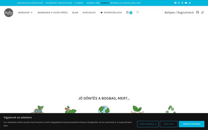 Képernyőkép: bogbag.hu