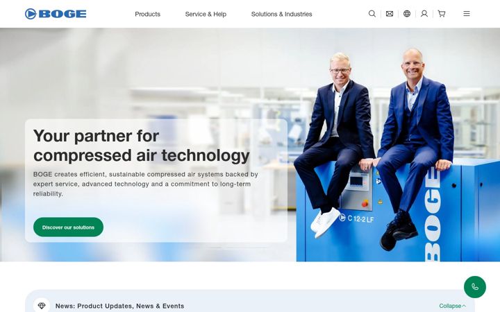 Screenshot of boge.com