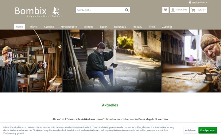 Captura de pantalla de bogenbau-bombix.com