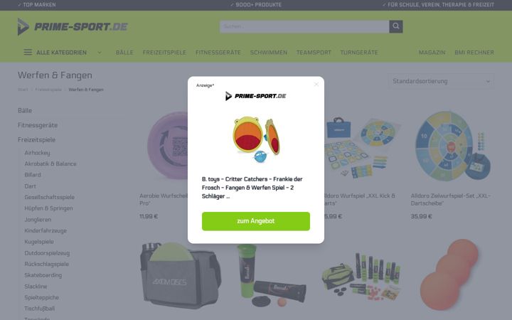 Screenshot of bogensport-event.de