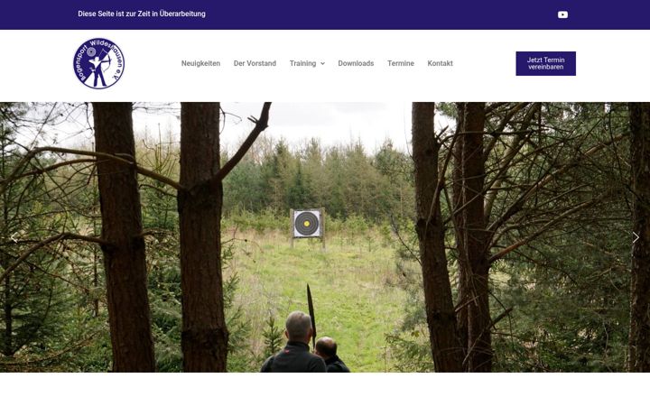Screenshot of bogensport-wildeshausen.de
