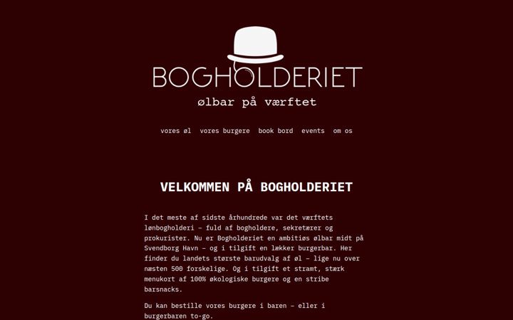 Screenshot of bogholderiet.bar