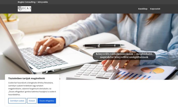 Screenshot of bogkaconsulting.hu