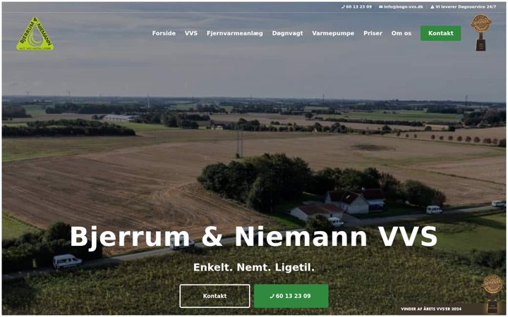 Zrzut ekranu bogn-vvs.dk