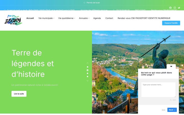Screenshot of bognysurmeuse.fr