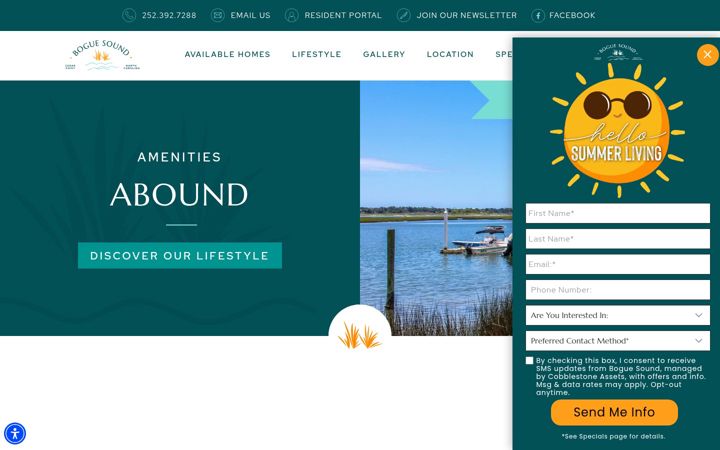 Screenshot of boguesoundrv.com