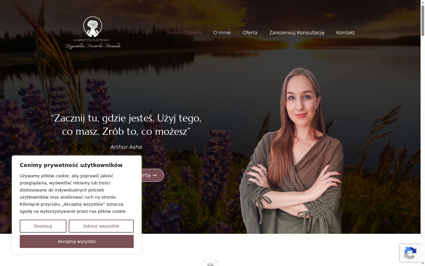 Screenshot tal-banner tal-kunsens muri qabel kwalunkwe interazzjoni