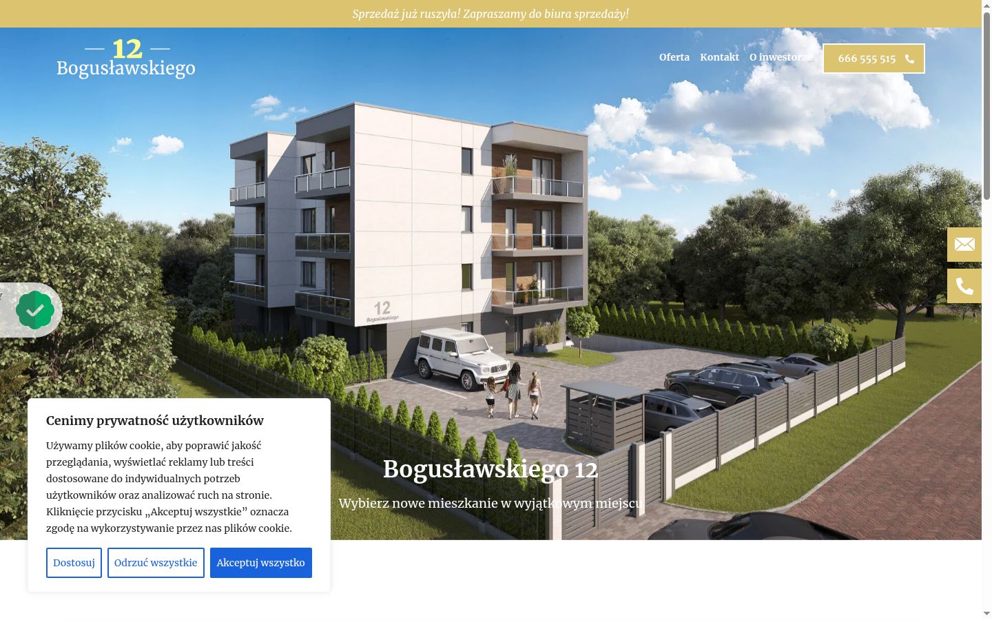 Ekrānuzņēmums ar piekrišanas baneri, kas tika rādīts pirms jebkādas mijiedarbības