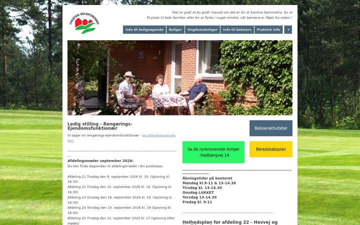 Screenshot of bohadsten.dk