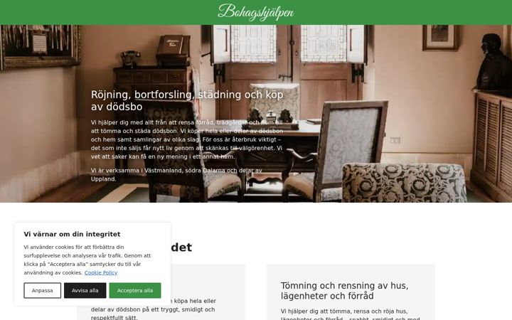Screenshot of bohagshjalpen.se