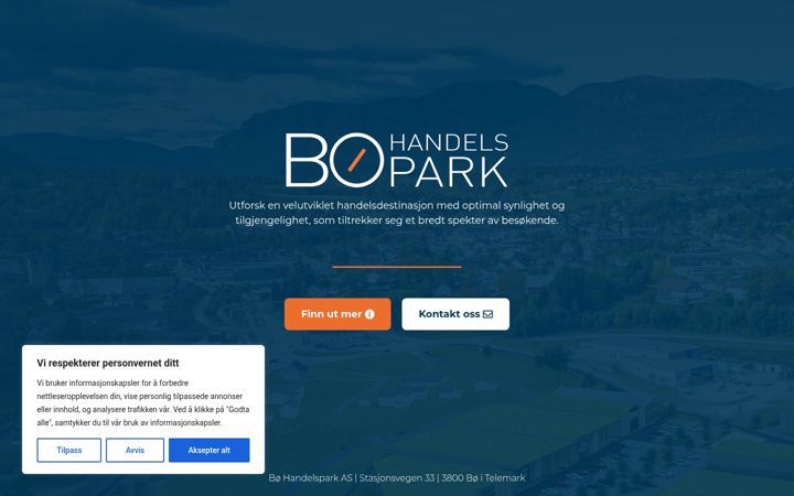 Skærmbillede af bohandelspark.no