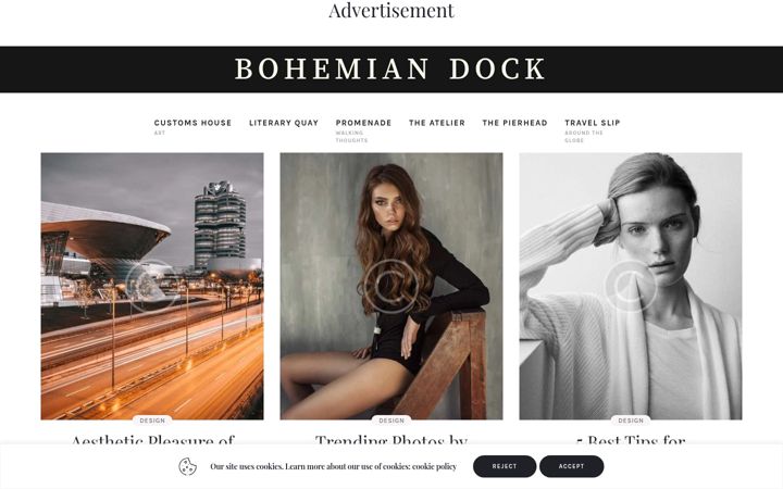 Screenshot of bohdock.com