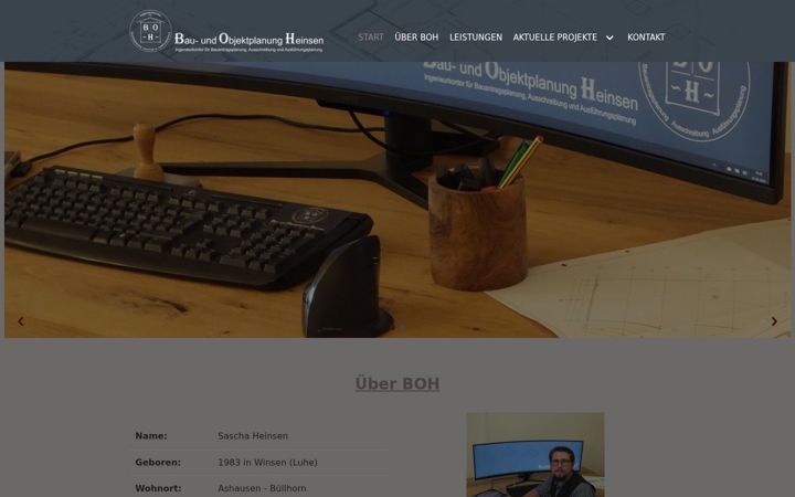 Screenshot of boheinsen.de