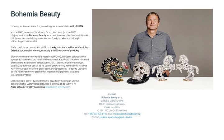 Screenshot of bohemiabeauty.cz