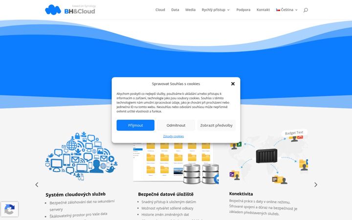 Screenshot of bohemian.cloud