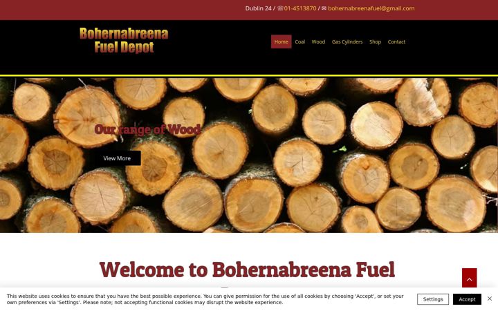 Skærmbillede af bohernabreenafueldepot.com
