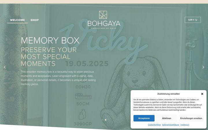 Screenshot of bohgaya.lu